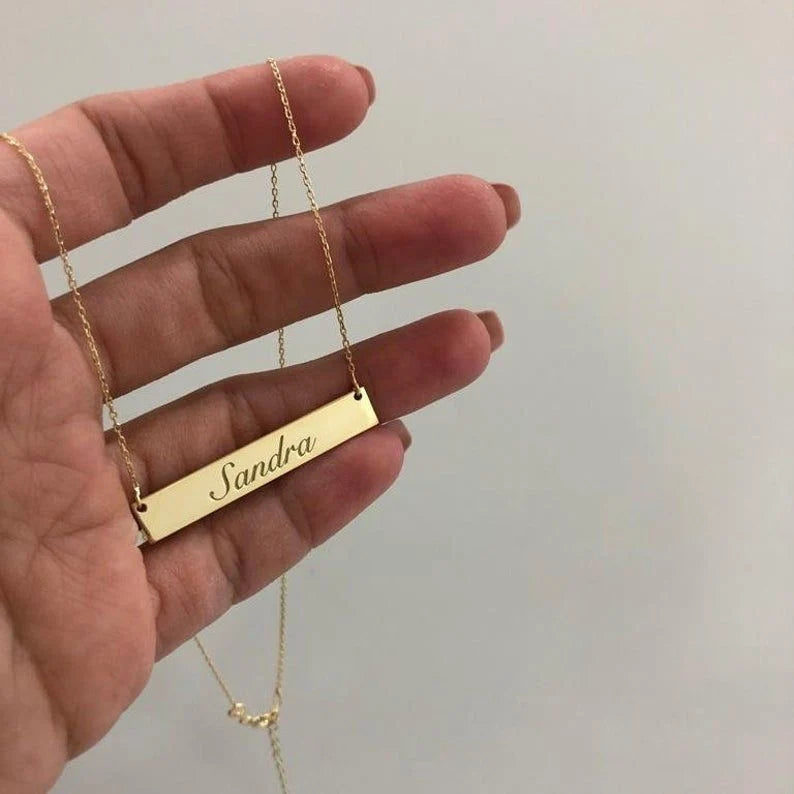 DIY NAME NECKLACE
