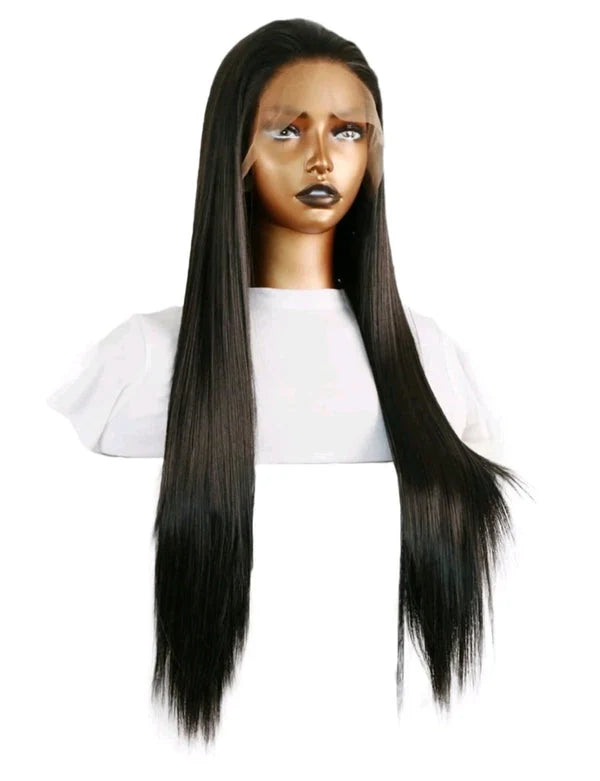 LACE FRONT WIG(HUMAN BLEND) 24 Inch